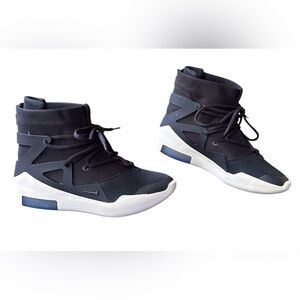 Nike Air Fear of God 1 Black Men Sneakers Shoes AR4237-001 Size 12 EXC Condition